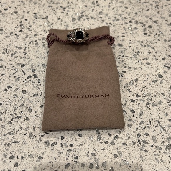 David Yurman Albion Ring Black Onyx Size 5.5 - Picture 3 of 4